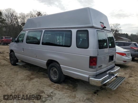 2013 Ford Econoline Cargo Commercial with VIN 1FTNS2EW8DDA83846, listed as a Copart auction lot 46863855 with 205,259 mi miles and Clean Title. Bid and sale history available at carsss.com. Image 2.