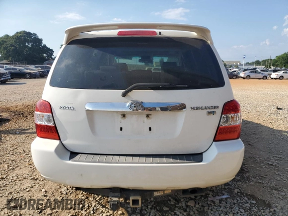 2006 Toyota Highlander with VIN JTEDW21A960007679, listed as a Copart auction lot 63395845 with 342,597 mi miles and Clean title. Bid and sale history available at DreamBid. Image 6.