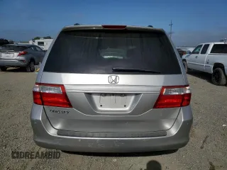 2007 Honda Odyssey EX-L with VIN 5FNRL38637B095559, listed as a Copart auction lot 53681605 with 184,605 mi miles and Salvage Title. Bid and sale history available at carsss.com. Image 6.