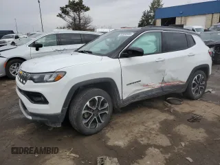 2022 Jeep Compass High Altitude с VIN 3C4NJDCB8NT232024, выставлен на аукционе Copart как лот 46950985 с пробегом Не указан миль и Списание • Salvage title. История ставок и продаж доступна на DreamBid. Изображение 1.