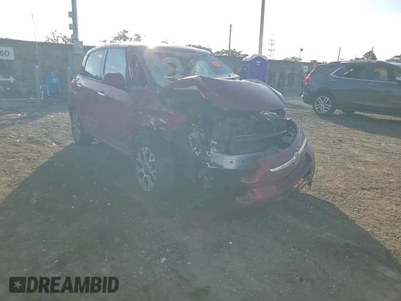 2012 FIAT 500L Easy with VIN ZFBCFABH8EZ026985, listed as a Copart auction lot 43201625 with Not Provided miles and Salvage Title. Bid and sale history available at DreamBid. Image 10.