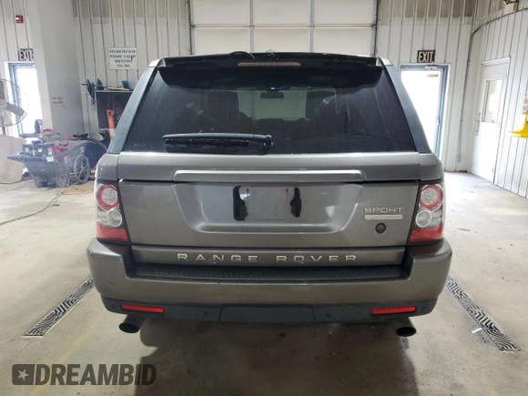 2011 Land Rover Range Rover Sport HSE Lux with VIN SALSK2D43BA270907, listed as a Copart auction lot 58852465 with 167,348 mi miles and Salvage title. Bid and sale history available at DreamBid. Image 6.
