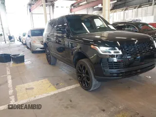 2021 Land Rover Range Rover P525 Westminster z VIN SALGS2SE8MA438691, wystawiony jako IAAI lot #42204068 z przebiegiem 19 426 mil mil oraz . Historia ofert i sprzedaży dostępna na DreamBid. Obrazek 1.