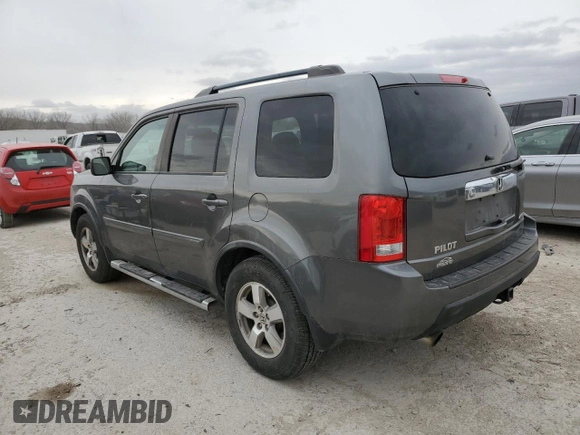 2011 Honda Pilot EX-L with VIN 5FNYF4H61BB046264, listed as a Copart auction lot 49599525 with 186,908 mi miles and Salvage Title. Bid and sale history available at carsss.com. Image 2.