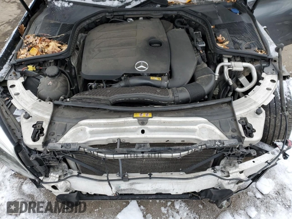 2019 Mercedes-Benz C 300 with VIN WDDWF8EB3KR505178, listed as a Copart auction lot 43122465 with 76,570 mi miles and Salvage title. Bid and sale history available at DreamBid. Image 11.