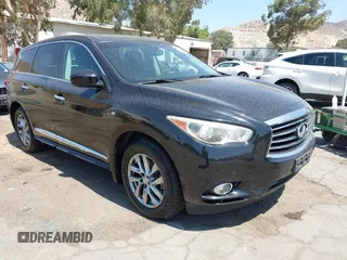 2014 Infiniti QX60 z VIN 5N1AL0MM9EC512298, wystawiony jako IAAI lot #42818328 z przebiegiem 114 427 mil mil oraz . Historia ofert i sprzedaży dostępna na DreamBid. Obrazek 1.