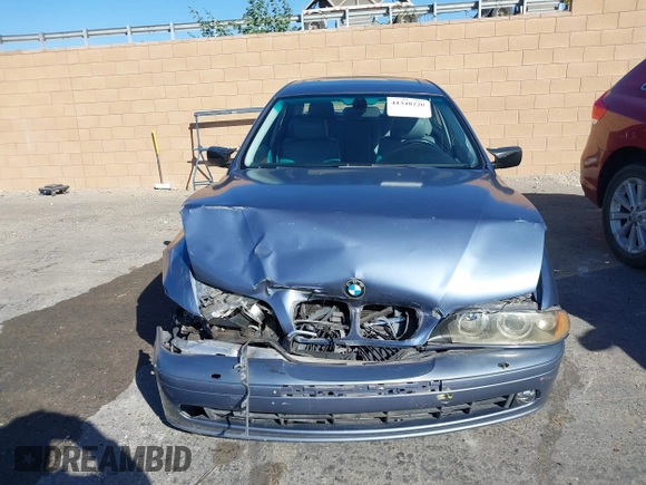 2002 BMW 5 Series 530iA with VIN WBADT63472CH92630, listed as a IAAI auction lot 41348220 with Not Provided miles. Bid and sale history available at carsss.com. Image 6.