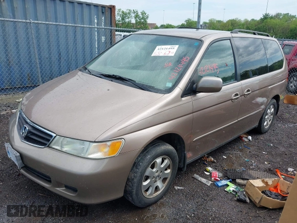 2003 Honda Odyssey EX with VIN 5FNRL18613B085840, listed as a IAAI auction lot 42121495 with Not Provided miles and . Bid and sale history available at carsss.com. Image 2.