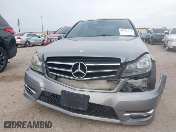2014 Mercedes-Benz C 250 Sport with VIN WDDGF4HB7EG257087, listed as a IAAI auction lot 42169917 with 165,278 mi miles and . Bid and sale history available at DreamBid. Image 6.