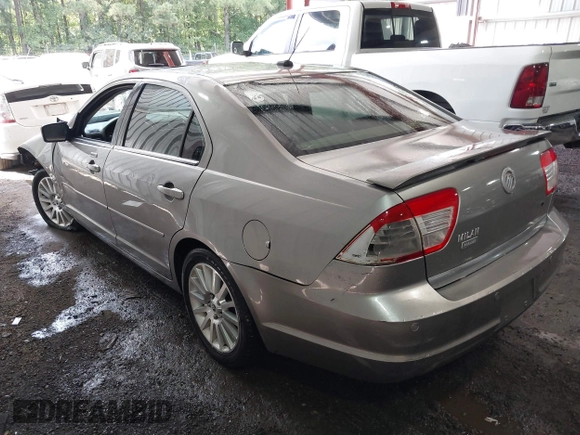 2009 Mercury Milan Premier with VIN 3MEHM08Z39R627040, listed as a IAAI auction lot 40108495 with 191,614 mi miles. Bid and sale history available at carsss.com. Image 3.