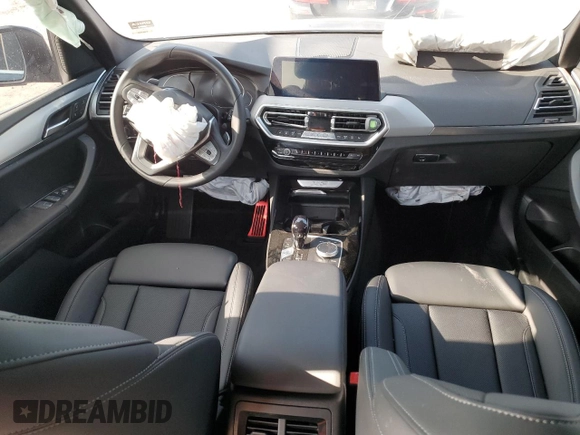 2022 BMW X3 sDrive30i with VIN 5UX43DP09N9J67075, listed as a Copart auction lot 48866855 with 0 mi miles and Salvage Title. Bid and sale history available at carsss.com. Image 8.