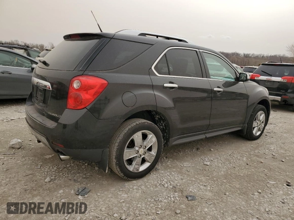 2012 Chevrolet Equinox LTZ with VIN 2GNFLGE52C6121680, listed as a Copart auction lot 49589385 with 122,204 mi miles and Salvage Title. Bid and sale history available at carsss.com. Image 3.