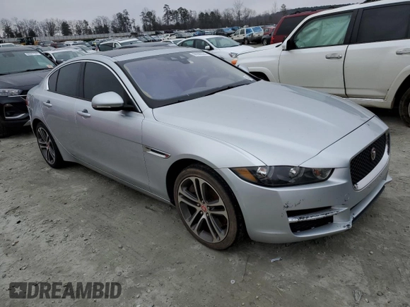 2017 Jaguar XE 35t Premium with VIN SAJAJ4BVXHA966719, listed as a Copart auction lot 86988594 with 76,678 mi miles and Clean Title. Bid and sale history available at carsss.com. Image 4.