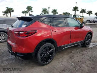 2022 Chevrolet Blazer RS with VIN 3GNKBERS7NS136492, listed as a Copart auction lot 46729385 with 0 mi miles and Non Repairable. Bid and sale history available at carsss.com. Image 3.