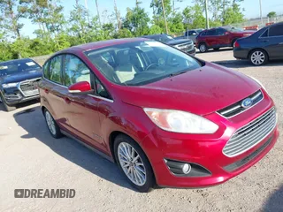 2013 Ford C-Max SEL with VIN 1FADP5BU4DL544263, listed as a IAAI auction lot 42167477 with 91,713 mi miles. Bid and sale history available at carsss.com. Image 1.