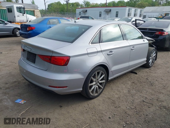 2015 Audi A3 Premium Plus with VIN WAUCCGFF3F1029677, listed as a IAAI auction lot 42114909 with 126,182 mi miles and . Bid and sale history available at DreamBid. Image 4.
