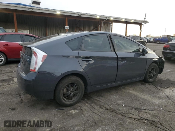 2012 Toyota Prius One with VIN JTDKN3DU1C5425677, listed as a Copart auction lot 52380585 with 0 mi miles and Salvage Title. Bid and sale history available at carsss.com. Image 3.