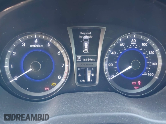 2012 Hyundai Azera с VIN KMHFG4JG2CA169486, выставлен на аукционе IAAI как лот 41719929 с пробегом 166 496 миль миль и . История ставок и продаж доступна на DreamBid. Изображение 7.