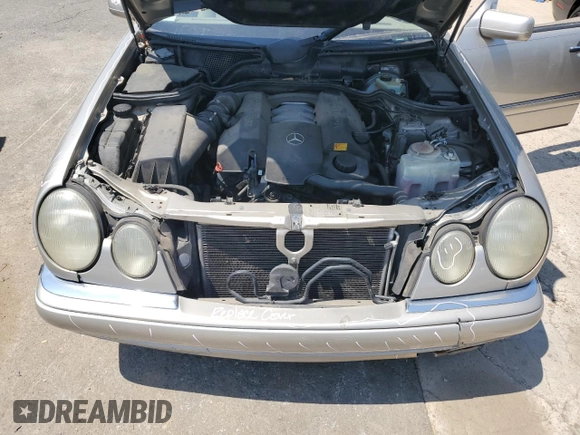 1999 Mercedes-Benz E-Class with VIN WDBJF65H2XA796208, listed as a Copart auction lot 62738904 with 156,283 mi miles and Salvage Title. Bid and sale history available at carsss.com. Image 11.
