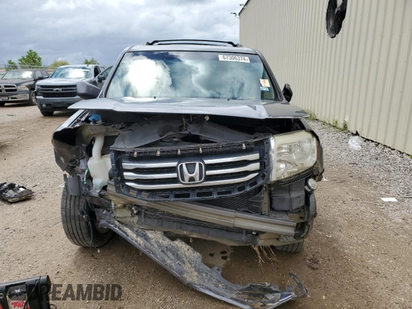 2014 Honda Pilot EX-L with VIN 5FNYF3H77EB002499, listed as a Copart auction lot 67306374 with Not Provided miles and Salvage Title. Bid and sale history available at DreamBid. Image 5.