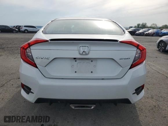2019 Honda Civic Sport with VIN 2HGFC2F89KH594162, listed as a Copart auction lot 56005095 with 32,870 mi miles and Salvage title. Bid and sale history available at DreamBid. Image 6.