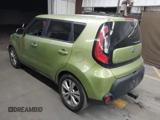 2015 Kia Soul + with VIN KNDJP3A58F7789042, listed as a IAAI auction lot 42004303 with 161,795 mi miles. Bid and sale history available at carsss.com. Image 3.