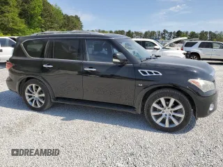 2014 Infiniti QX80 with VIN JN8AZ2NF8E9555689, listed as a Copart auction lot 53536325 with 191,185 mi miles and Clean Title. Bid and sale history available at DreamBid. Image 4.