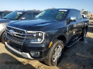 2024 Ford Ranger LARIAT with VIN 1FTER4JH7RLE06005, listed as a Copart auction lot 73919524 with 0 mi miles and Non Repairable. Bid and sale history available at carsss.com. Image 1.