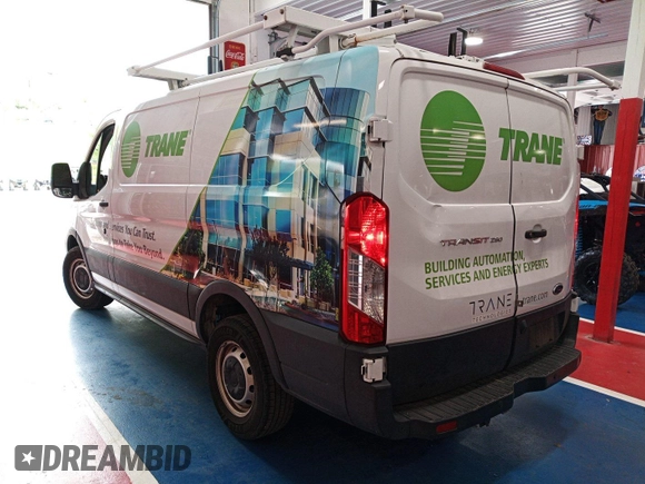 2019 Ford Transit with VIN 1FTYR1YM6KKA19827, listed as a IAAI auction lot 42815344 with 80,995 mi miles and . Bid and sale history available at DreamBid. Image 26.