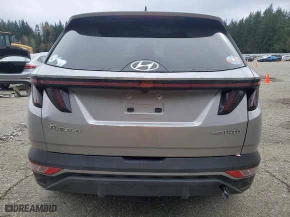 2022 Hyundai Tucson Hybrid SEL Convenience with VIN KM8JFCA18NU036476, listed as a Copart auction lot 49847165 with 49,247 mi miles and Salvage Title. Bid and sale history available at carsss.com. Image 6.