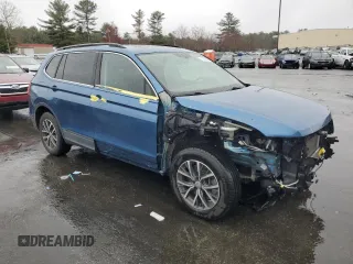 2019 Volkswagen Tiguan SE with VIN 3VV2B7AX9KM183777, listed as a Copart auction lot 51765605 with 80,492 mi miles and Salvage Title. Bid and sale history available at DreamBid. Image 4.
