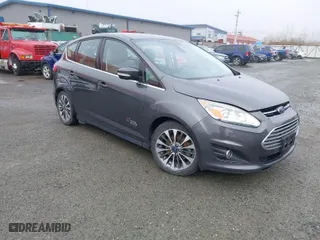 2017 Ford C-Max Energi Titanium with VIN 1FADP5FU2HL105448, listed as a IAAI auction lot 41484207 with 108,921 mi miles. Bid and sale history available at carsss.com. Image 1.
