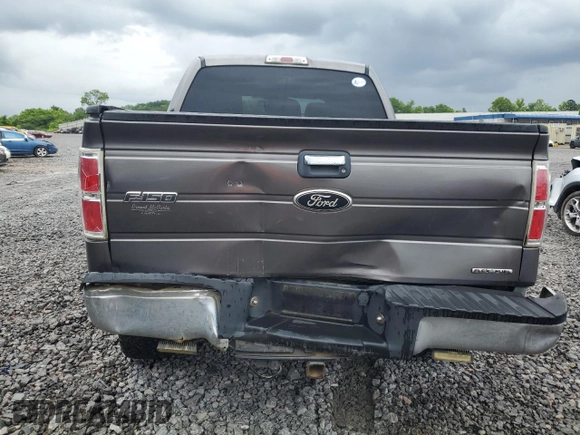 2011 Ford F-150 XL with VIN 1FTFW1CF5BFD19442, listed as a Copart auction lot 56927195 with 197,991 mi miles and Salvage title. Bid and sale history available at DreamBid. Image 6.