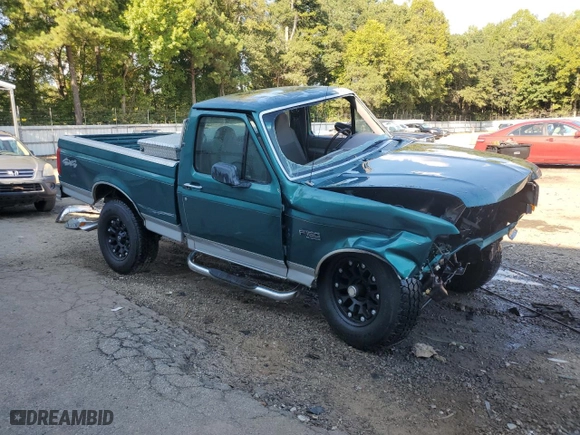 1996 Ford F-150 Special with VIN 1FTEF14N3TLA87735, listed as a Copart auction lot 72428794 with 0 miles and Salvage Title. Bid and sale history available at carsss.com. Image 4.