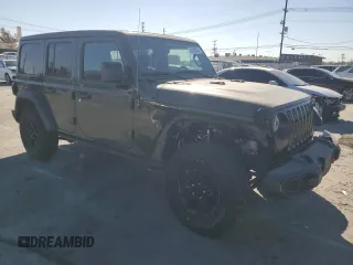 2021 Jeep Wrangler Unlimited Freedom z VIN 1C4HJXDG7MW576977, wystawiony jako Copart lot #80878384 z przebiegiem 19 793 mil mil oraz Szkoda całkowita • Salvage title. Historia ofert i sprzedaży dostępna na DreamBid. Obrazek 4.