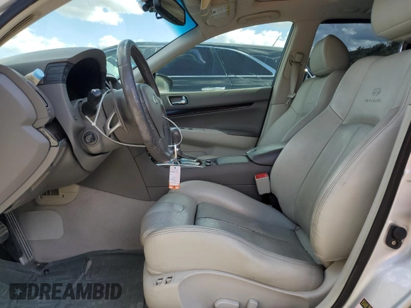 2011 Infiniti G37 x z VIN JN1CV6AR9BM352751, wystawiony jako Copart lot #56555135 z przebiegiem 154 366 mil mil oraz Szkoda całkowita • Salvage title. Historia ofert i sprzedaży dostępna na DreamBid. Obrazek 7.