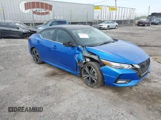 2021 Nissan Sentra SR z VIN 3N1AB8DV3MY322827, wystawiony jako IAAI lot #42145732 z przebiegiem 39 691 mil mil oraz . Historia ofert i sprzedaży dostępna na DreamBid. Obrazek 1.