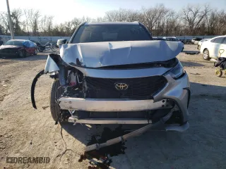 2022 Toyota Highlander XSE with VIN 5TDLZRAH9NS134702, listed as a Copart auction lot 86979134 with 28,151 mi miles and Salvage Title. Bid and sale history available at carsss.com. Image 5.