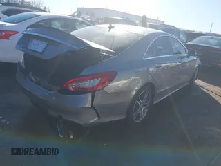 2015 Mercedes-Benz CLS 400 with VIN WDDLJ6HB2FA151384, listed as a IAAI auction lot 41114918 with 15,070 mi miles and . Bid and sale history available at DreamBid. Image 4.