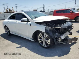 2018 Mercedes-Benz CLA 250 with VIN WDDSJ4EB9JN635123, listed as a Copart auction lot 55898275 with 76,361 mi miles and Salvage title. Bid and sale history available at DreamBid. Image 4.