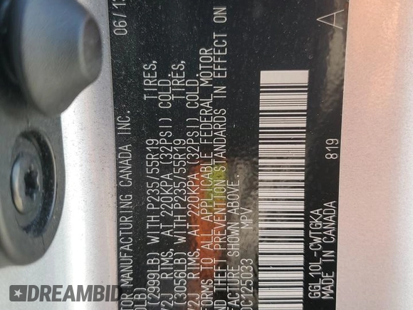 2013 Lexus RX 350 с VIN 2T2ZK1BA7DC125033, выставлен на аукционе Copart как лот 64971505 с пробегом 93 634 миль миль и Списание • Salvage title. История ставок и продаж доступна на DreamBid. Изображение 13.
