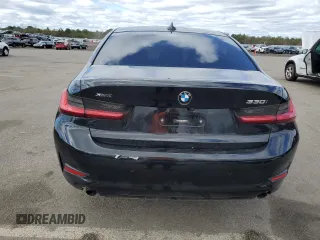 2019 BMW 3 Series 330i xDrive with VIN WBA5R7C52KFH31007, listed as a Copart auction lot 53333285 with 0 mi miles and Salvage Title. Bid and sale history available at carsss.com. Image 6.