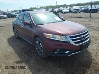2013 Honda Crosstour EX-L z VIN 5J6TF2H53DL006865, wystawiony jako IAAI lot #42106111 z przebiegiem 195 030 mil mil oraz . Historia ofert i sprzedaży dostępna na DreamBid. Obrazek 1.