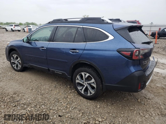 2021 Subaru Outback Touring with VIN 4S4BTAPC7M3117192, listed as a Copart auction lot 58493835 with 55,541 mi miles and Non repairable. Bid and sale history available at DreamBid. Image 2.