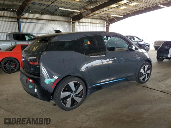 2014 BMW i3 with VIN WBY1Z4C56EV275504, listed as a Copart auction lot 57070015 with Not provided miles and Salvage title. Bid and sale history available at DreamBid. Image 3.