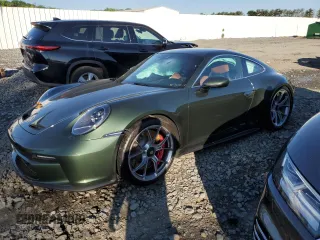 2022 Porsche 911 GT3 with VIN WP0AC2A9XNS270305, listed as a Copart auction lot 57119824 with 4,926 mi miles and Salvage Title. Bid and sale history available at carsss.com. Image 1.