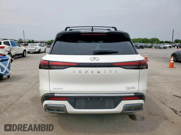 2024 Infiniti QX60 Autograph with VIN 5N1DL1HT3RC339999, listed as a Copart auction lot 53827615 with 16,641 mi miles and Clean title. Bid and sale history available at DreamBid. Image 6.