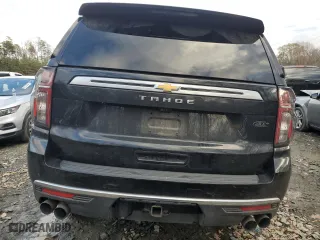 2021 Chevrolet Tahoe High Country with VIN 1GNSKTKLXMR368139, listed as a Copart auction lot 81991824 with 79,527 mi miles and Salvage Title. Bid and sale history available at carsss.com. Image 6.