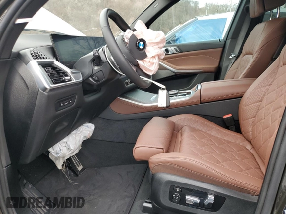 2025 BMW X5 xDrive40i with VIN 5UX23EU01S9Y34671, listed as a Copart auction lot 51931465 with 5,887 mi miles and Salvage Title. Bid and sale history available at carsss.com. Image 7.