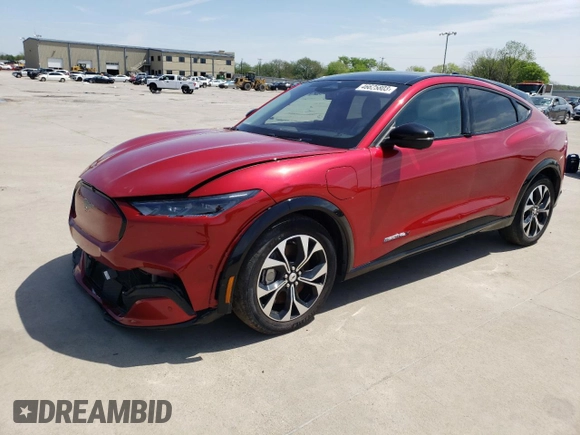 2021 Ford Mustang Mach-E Premium with VIN 3FMTK3SU5MMA03399, listed as a Copart auction lot 45733184 with Not provided miles and Salvage title. Bid and sale history available at DreamBid. Image 1.
